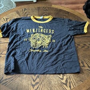 Menzingers Band Black and Yellow Graphic T-Shirt